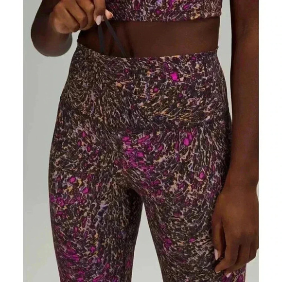Lululemon Wunder Train High-Rise Tight 28" Size 0 Topography Multi Training TPGY - Picture 1 of 9